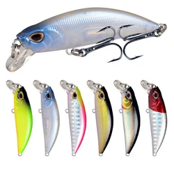 Mini Crankbaits Wobbler para pesca de trucha, señuelo duro para pececillos, para pesca al aire libre, 1 piezas, 5,5 cm, 5g