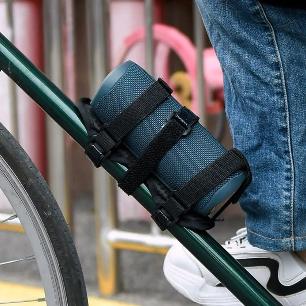 Soporte para caja de sonido de Material de nailon, antideslizante, compatible con Bluetooth, soporte para altavoz, correa ajustable, carrito de GOLF - imagen 4