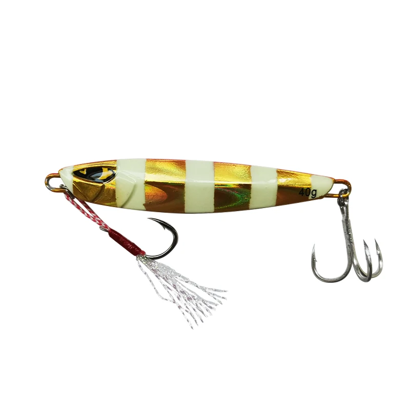 Lutac Señuelos de Pesca baratos, plantilla LJ06B, 70mm, 40g, cebos artificiales de hundimiento para perca, Lucio, aparejos de equipo de pesca - imagen 5