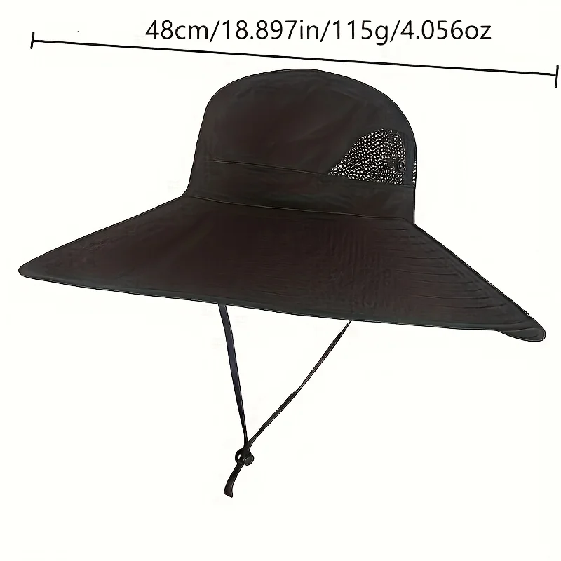 Sombrero de pescador para hombre y mujer, gorros de pesca transpirables para el sol, protección solar UV, malla para senderismo y playa al aire libre, primavera y verano - imagen 4