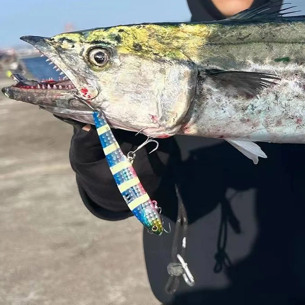 VIB-señuelo de pesca con vibración de Metal, cebo duro, Crankbait, Wobblers, agua salada, hielo, Jigging, Big Backer, 15g, 25g, 35g - imagen 4