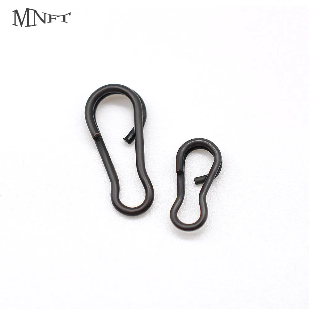 MNFT-conector giratorio de pesca, 20 piezas, cambio rápido, anzuelo giratorio, Terminal de carpa, accesorios de pesca