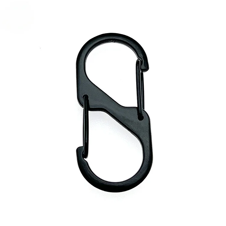 Mosquetón antirrobo tipo S, mosquetón de aleación de aluminio, Mini llavero con gancho, hebilla para mochila de senderismo, equipo de Camping, 5 uds. - imagen 4