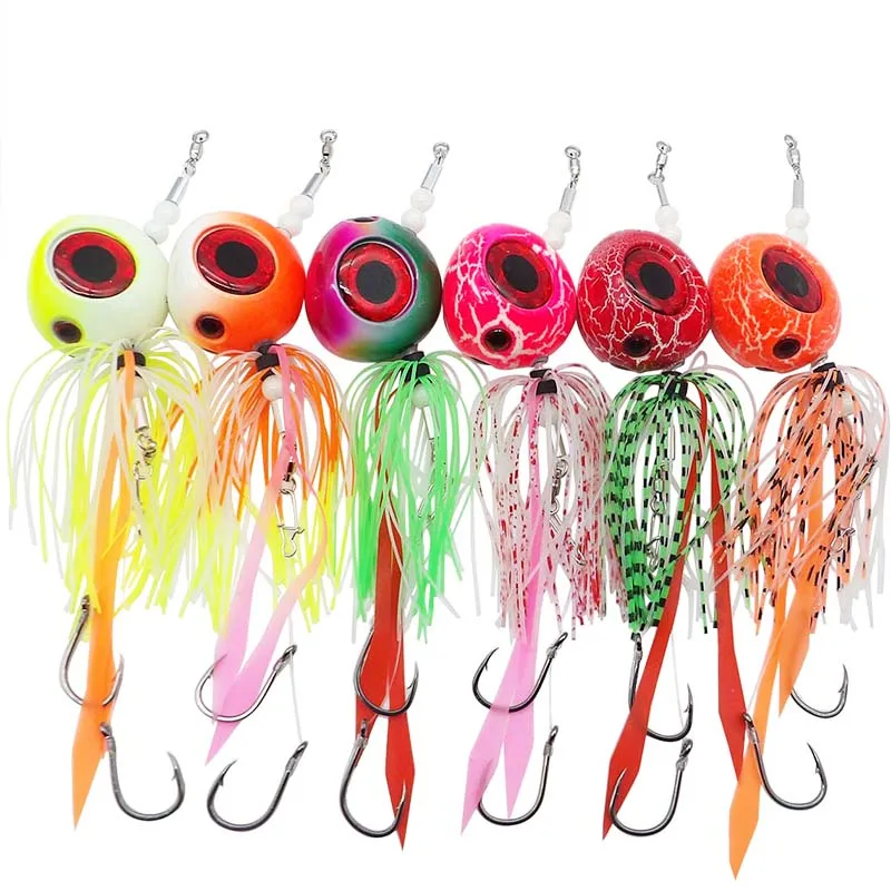Kabura Jigging Luminoso con Falda – Señuelo para Pargo en Mar