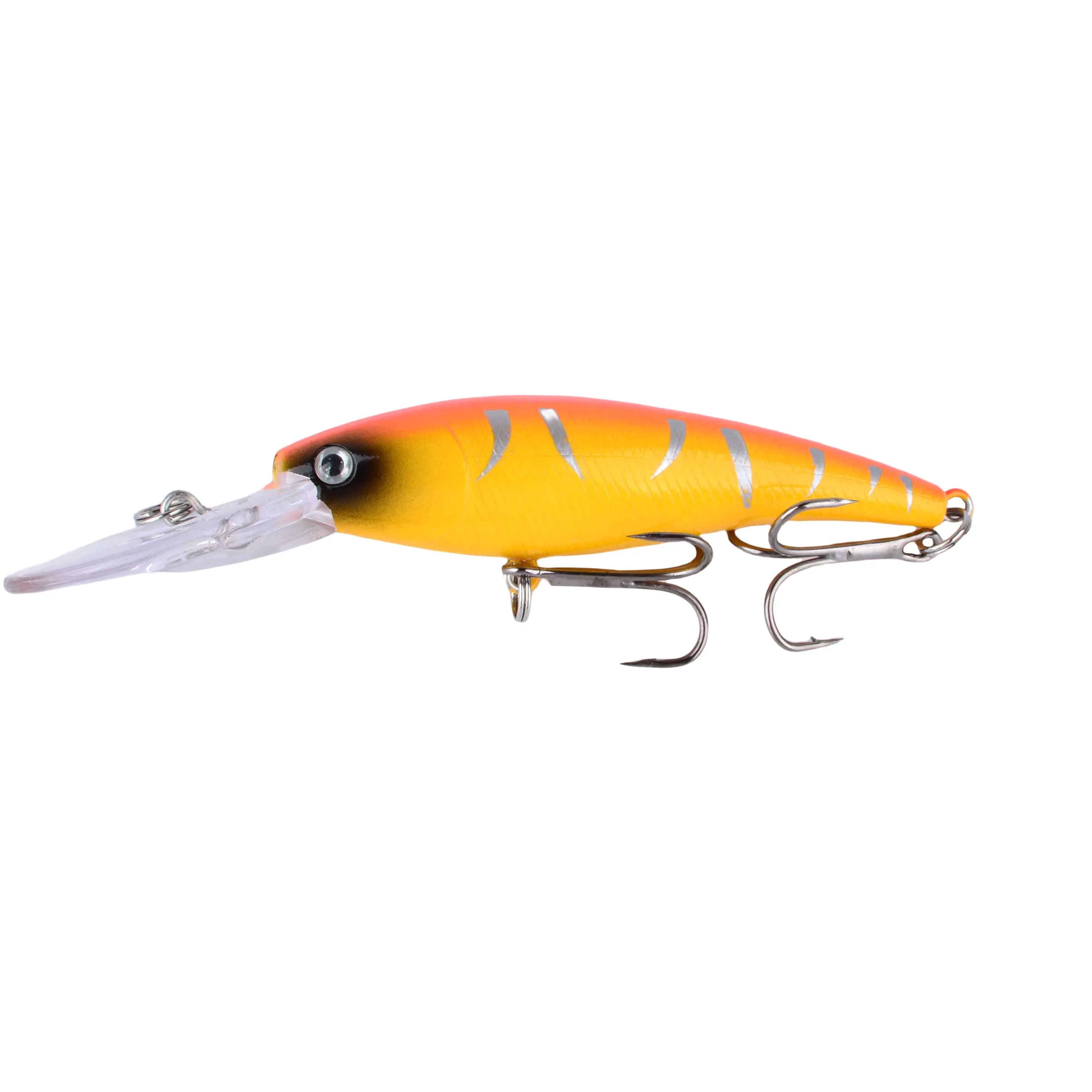 Señuelo Minnow flotante con ojos 3D – Jerkbait Wobbler para pesca deportiva - imagen 5