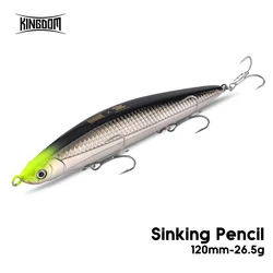 Kingdom Pencil hundido – Señuelo artificial duro para curricán
