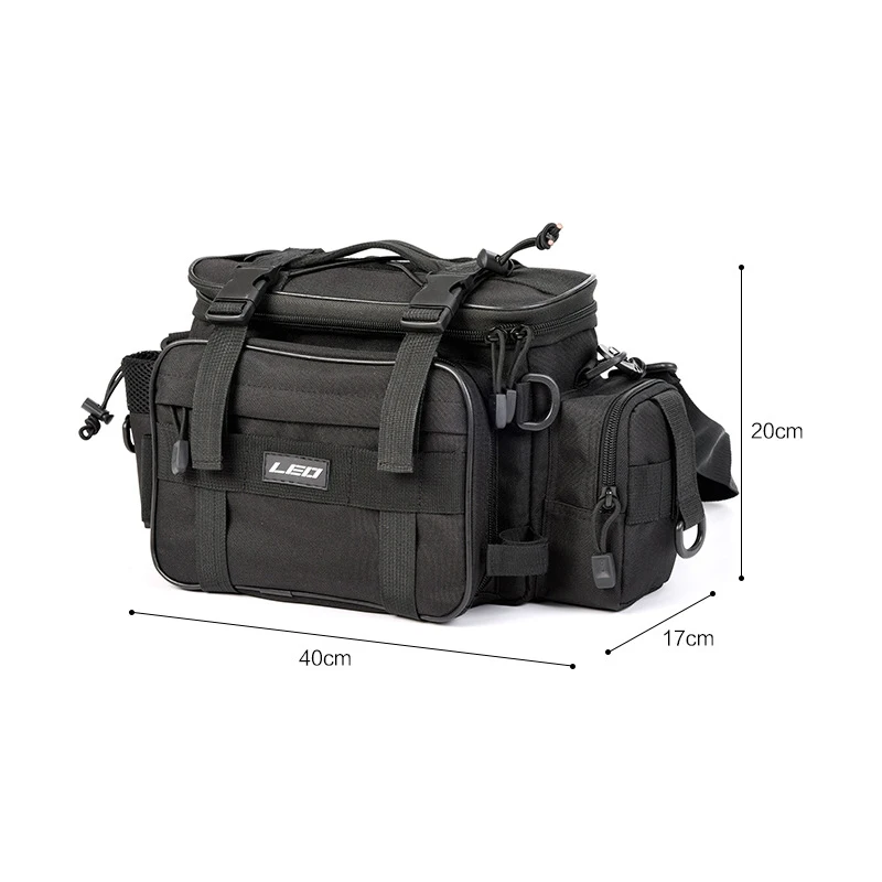 Bolsa de aparejos de pesca multifuncional, bolso de hombro para equipo de pesca, bolsa de fotografía, paquete de accesorios de pesca al aire libre - imagen 5