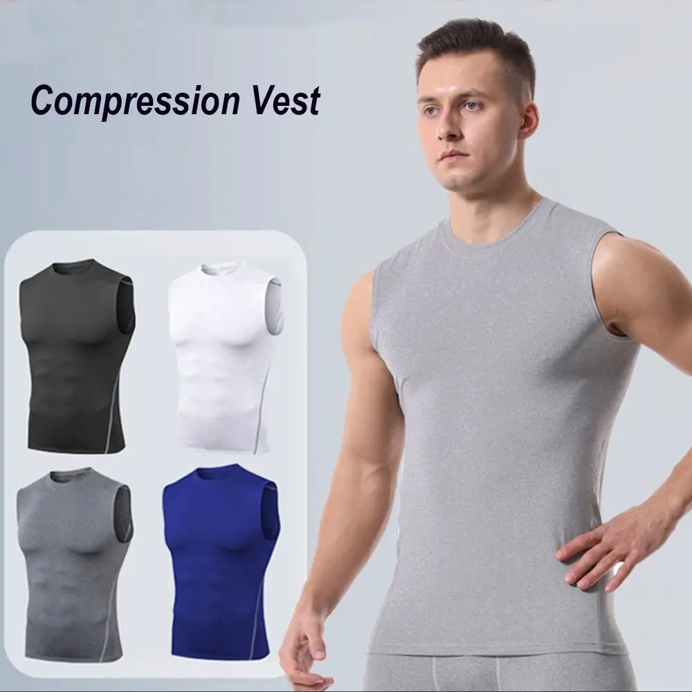 Corsés moldeadores del cuerpo del chaleco de compresión de los deportes del control del vientre de Shapewear de los hombres del spandex de la moda