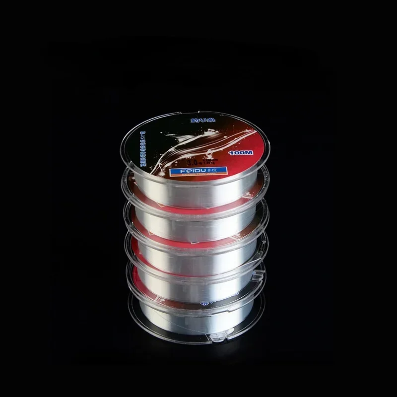 Paquete de 10 100 metros de línea de pesca de carrete, línea de pesca de nailon de 1000 metros, línea de fundición de caña de mar, alambre de pesca sublínea - imagen 4