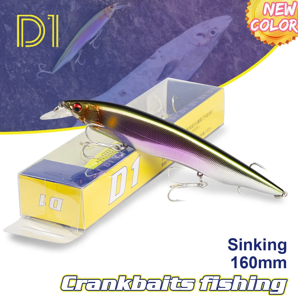 Wobbler Minnow D1 2020 – Señuelo tungsteno para lucio 16cm - imagen 4
