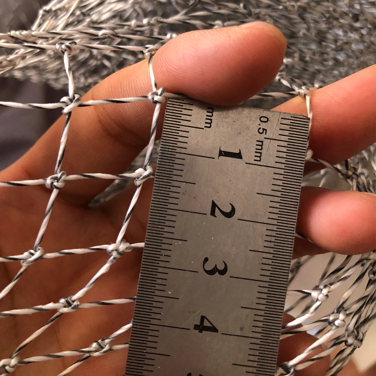 Bolsa De malla De nailon para Pesca, herramienta De Pesca De 1m-4m De diámetro, 25cm-50cm - imagen 5