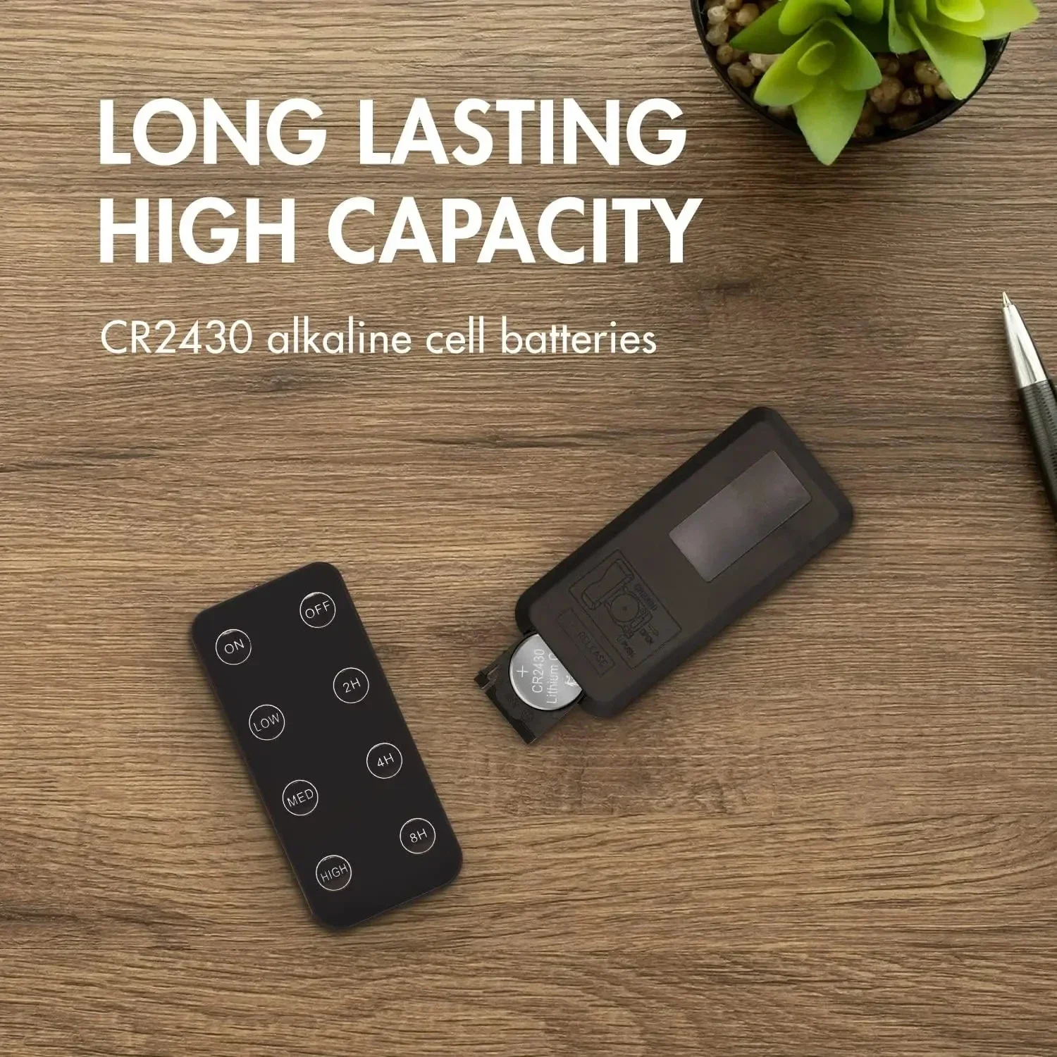 Pila botón CR2430 3V – Litio para llavero reloj y mando - imagen 2