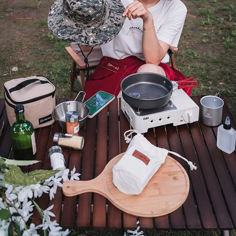 Bolsa de herramientas para exteriores, bolsa organizadora con cordón, bolsa de almacenamiento para acampar, bolsa para artículos diversos, bolsa de almacenamiento para exteriores, bolsa de almacenamiento con cordón - imagen 5