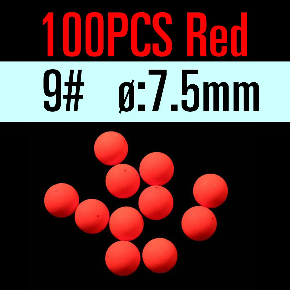 100PC Red Size9