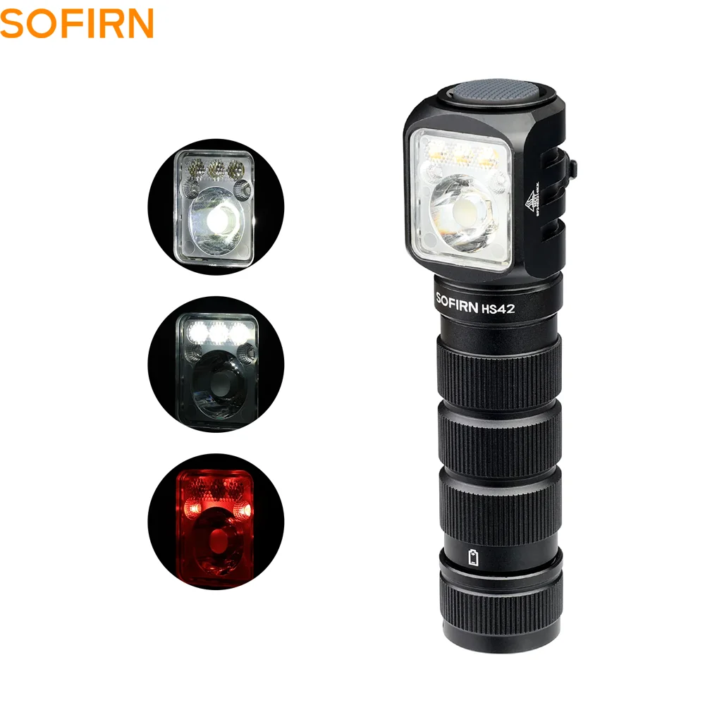 Frontal SOFIRN HS42 – Linterna LED recargable 2100lm para pesca