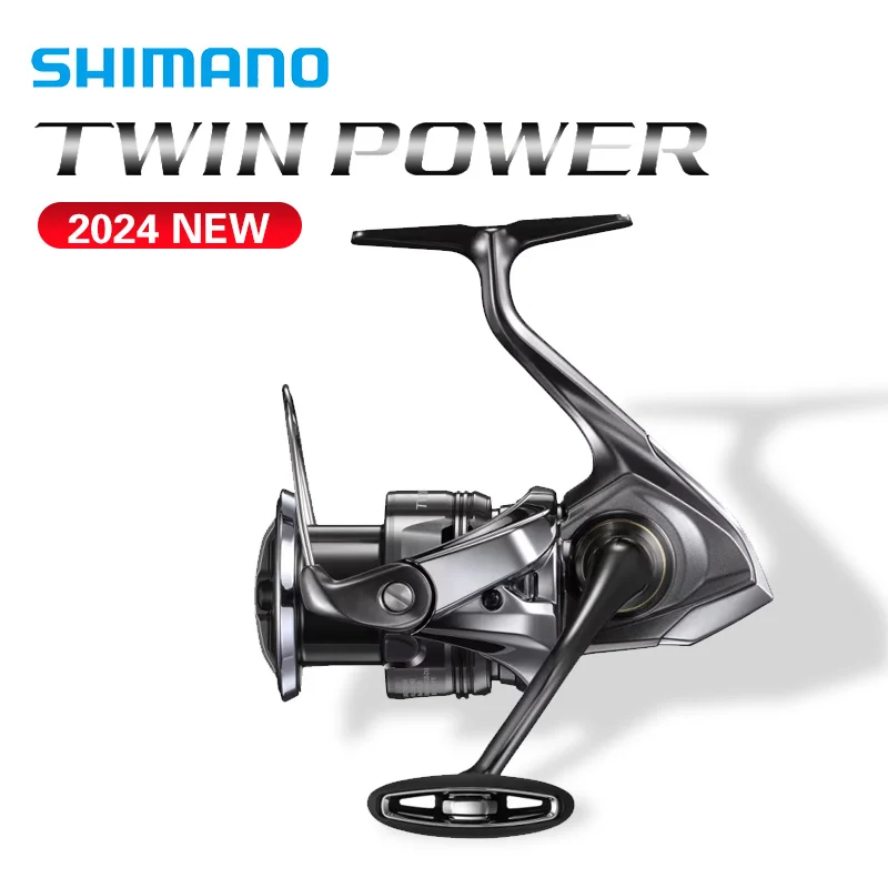 24 nuevos carretes de pesca giratorios SHIMANO TWIN POWER de agua de mar 4000MHG C3000XG carrete de mar Original aparejos de pesca de Japón - imagen 2