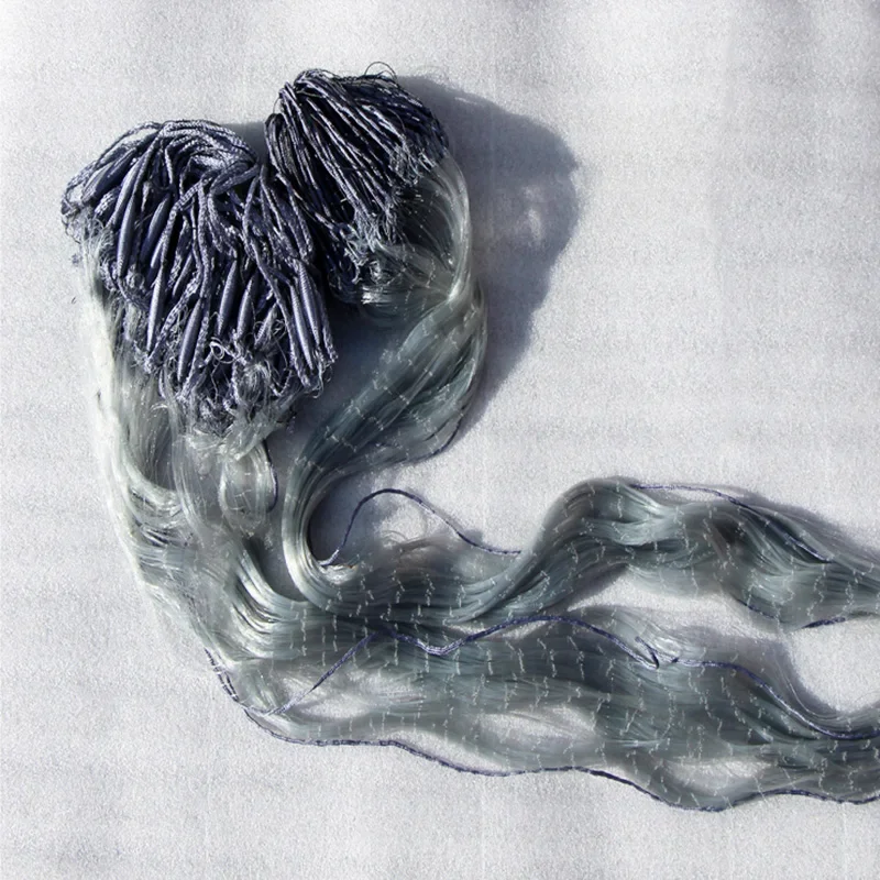 Lawaia red adhesiva de pesca con orificio de malla flotante, herramientas de pesca, Red de fundición única para fundición de peces, capa única de 1,8x30m - imagen 3