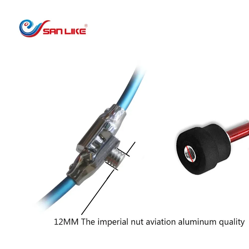 SANLIKE 3m Portable Fishing Landing Net Telescopic Carbon Fiber Handle Foldable Net Aluminum Joint With Adapter Fishing Tackle - imagen 4