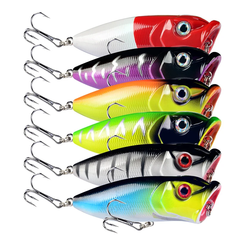 Colores disponibles del señuelo popper