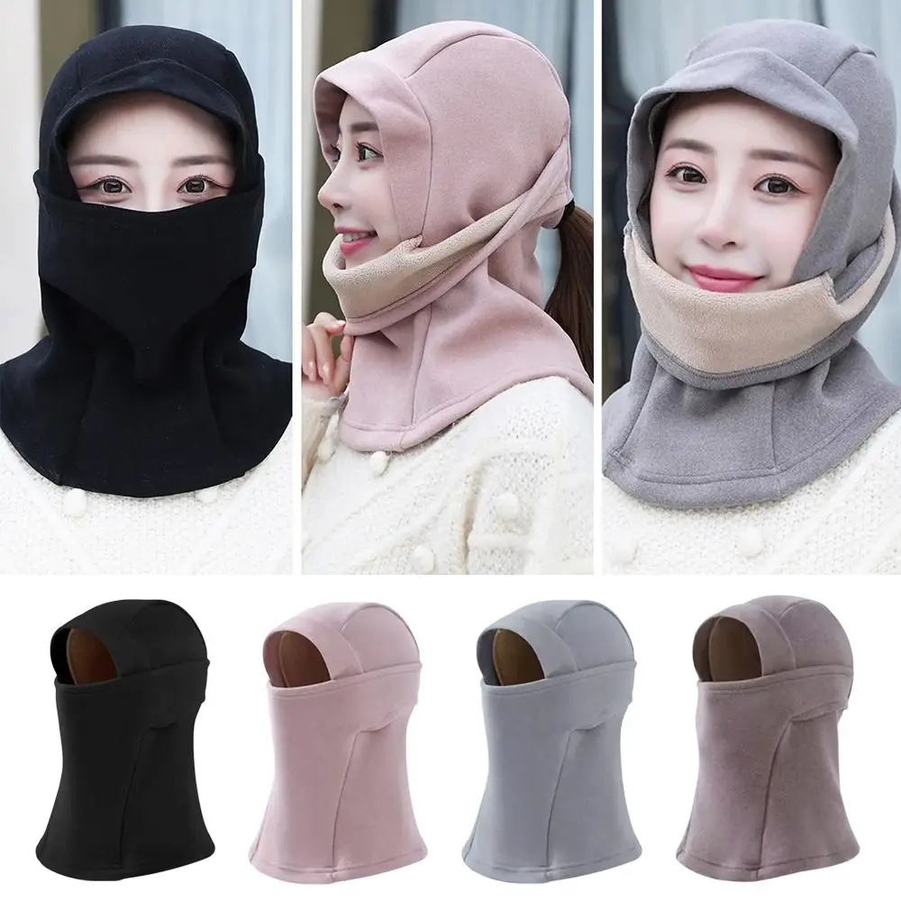 Gorros de Ciclismo de forro polar Unisex, máscara de esquí a prueba de viento, a prueba de frío, gruesa y cálida, protección para las orejas, Invierno - imagen 3