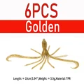 6pcs Gold