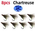 8 piezas de color chartreuse