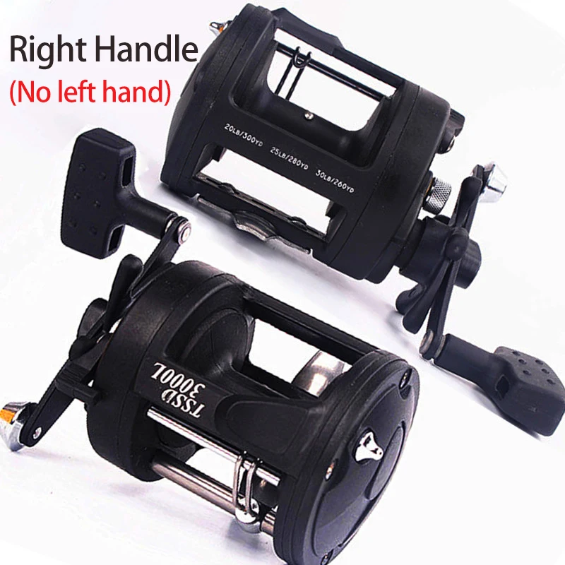 Sougayilang tambor carretes de pesca de curricán 3,8:1 3000R/4000R carrete de bobina de pesca Baitcasting rueda giratoria aparejos de carrete de pesca - imagen 3