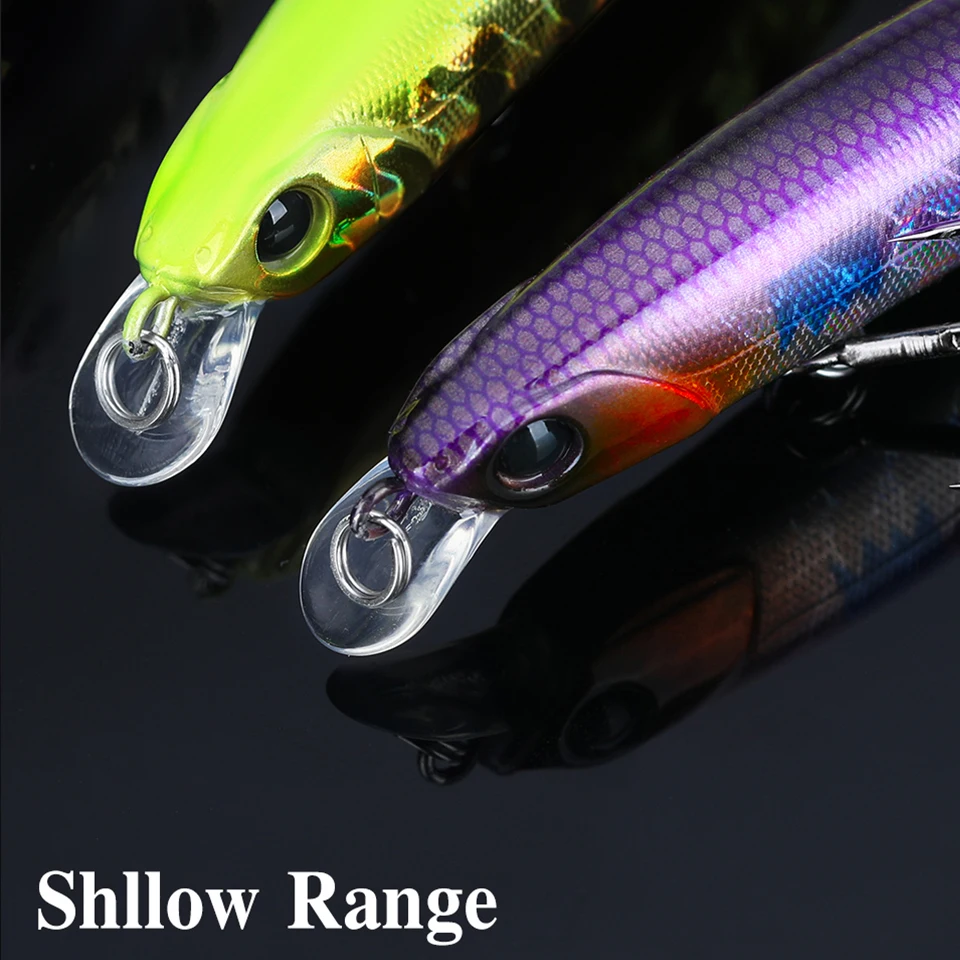 TSURINOYA 90SS pececillo de hundimiento lento 90mm 10,8g DW103 áreas bajas poco profundas señuelo de pesca labio corto Jerkbait cebos de pesca falsos - imagen 5