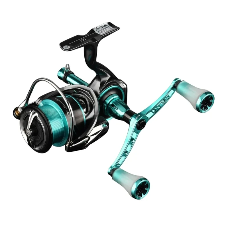 Gomexus-mango de carrete giratorio para Daiwa Emeraldas, doble Mango, 98mm, Eging, pesca - imagen 5