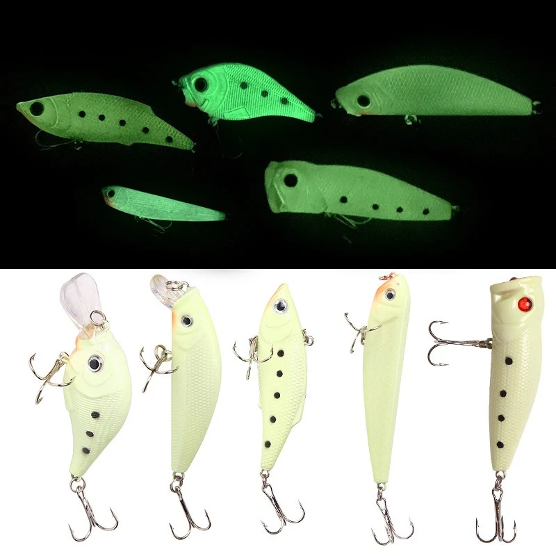 Kit Señuelos de Pesca Minnow Hundimiento – Crankbait para trucha y lubina