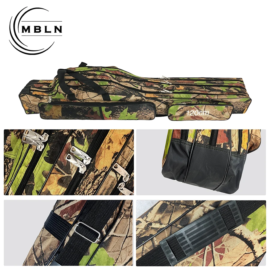Bolsa plegable para caña de pescar – Mochila portátil para equipo - imagen 5