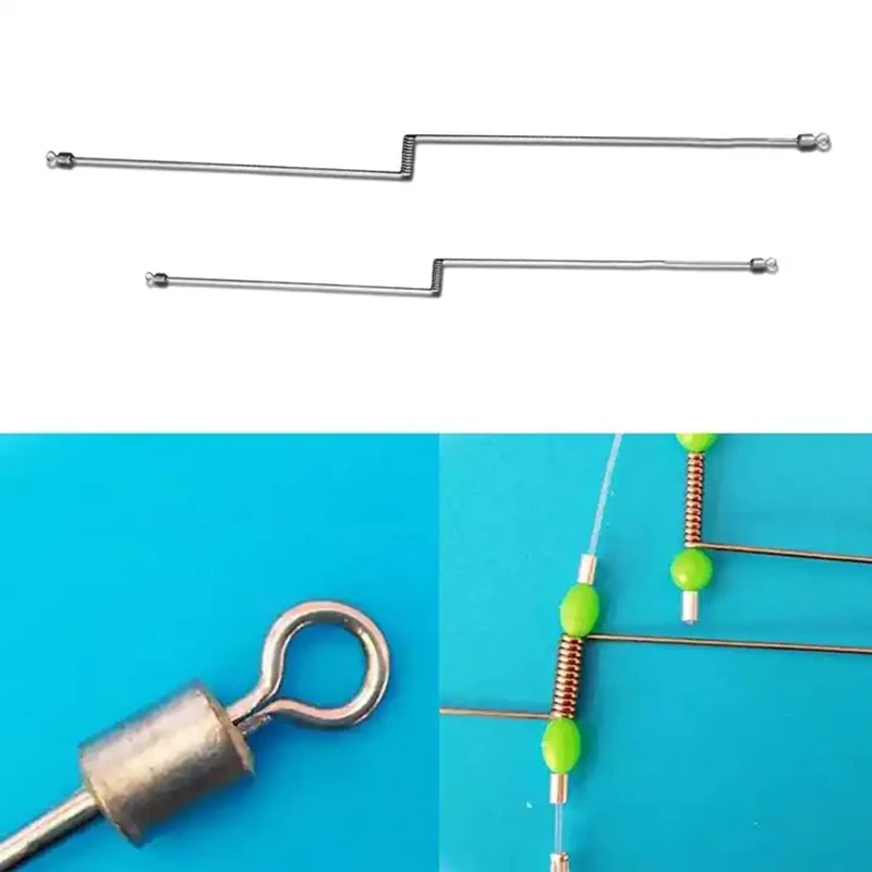 MNFT 12 Uds. Conector de equilibrio de brazos antienredos broche giratorio pesca giratorio Snap accesorios de enlace de anzuelo - imagen 3