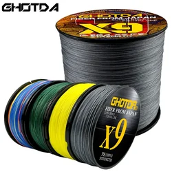 GHOTDA X9 Sedal trenzado marino resistente para pesca en agua salada