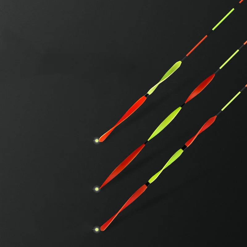 Juego de flotadores de pesca inteligentes, boya Vertical llamativa, cola suave, recordatorio de mordedura de carpa, alarma, varios estilos - imagen 4