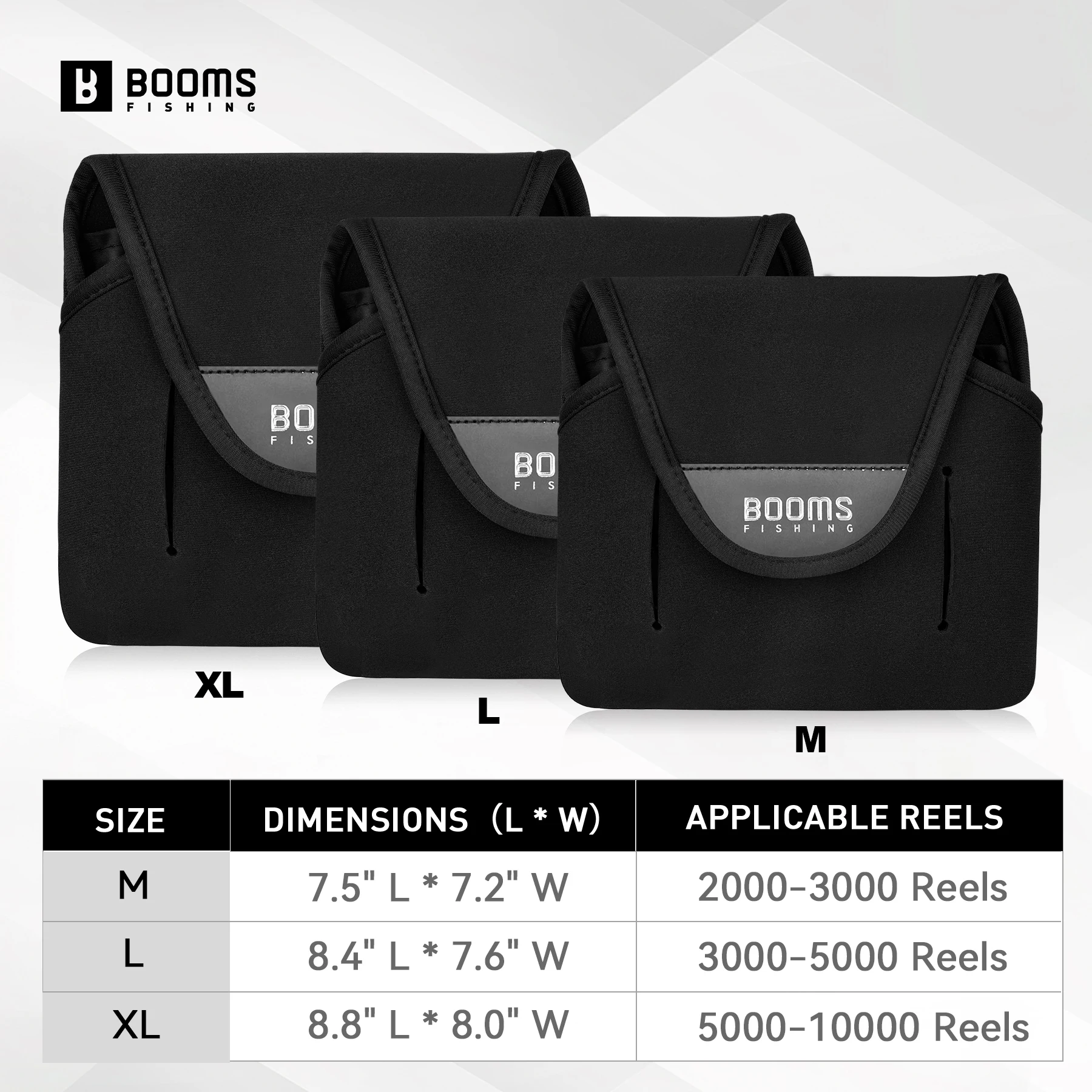 Funda de neopreno RC7 Booms Fishing para carrete giratorio agua salada - imagen 5