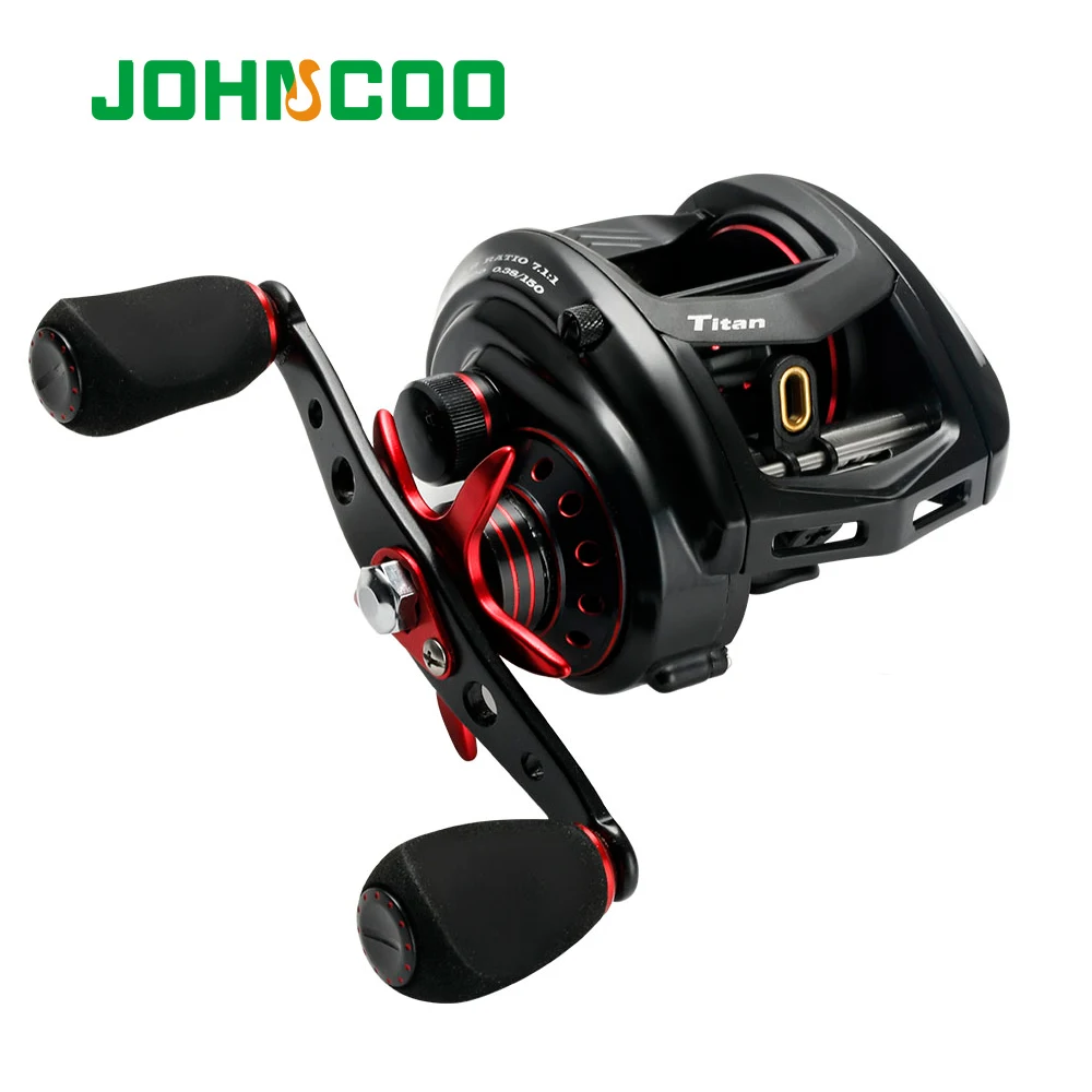 Carrete Johnco MT200 Baitcasting Alta Potencia Jigging