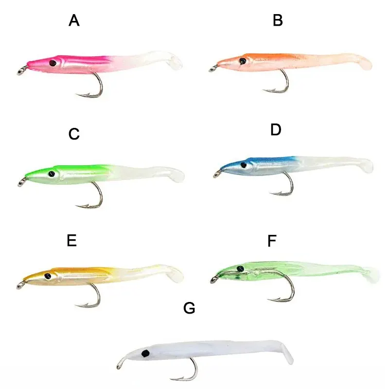 SUNMILE 15 Uds 0,6g 50mm Anguila señuelos blandos cebos señuelo de Pesca Peche aparejos Wobblers pescado carpa Leurre Souple Isca Artificial - imagen 3