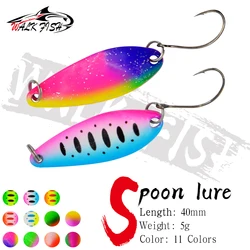 WALK FISH Señuelo cucharilla de metal para pesca de trucha y perca