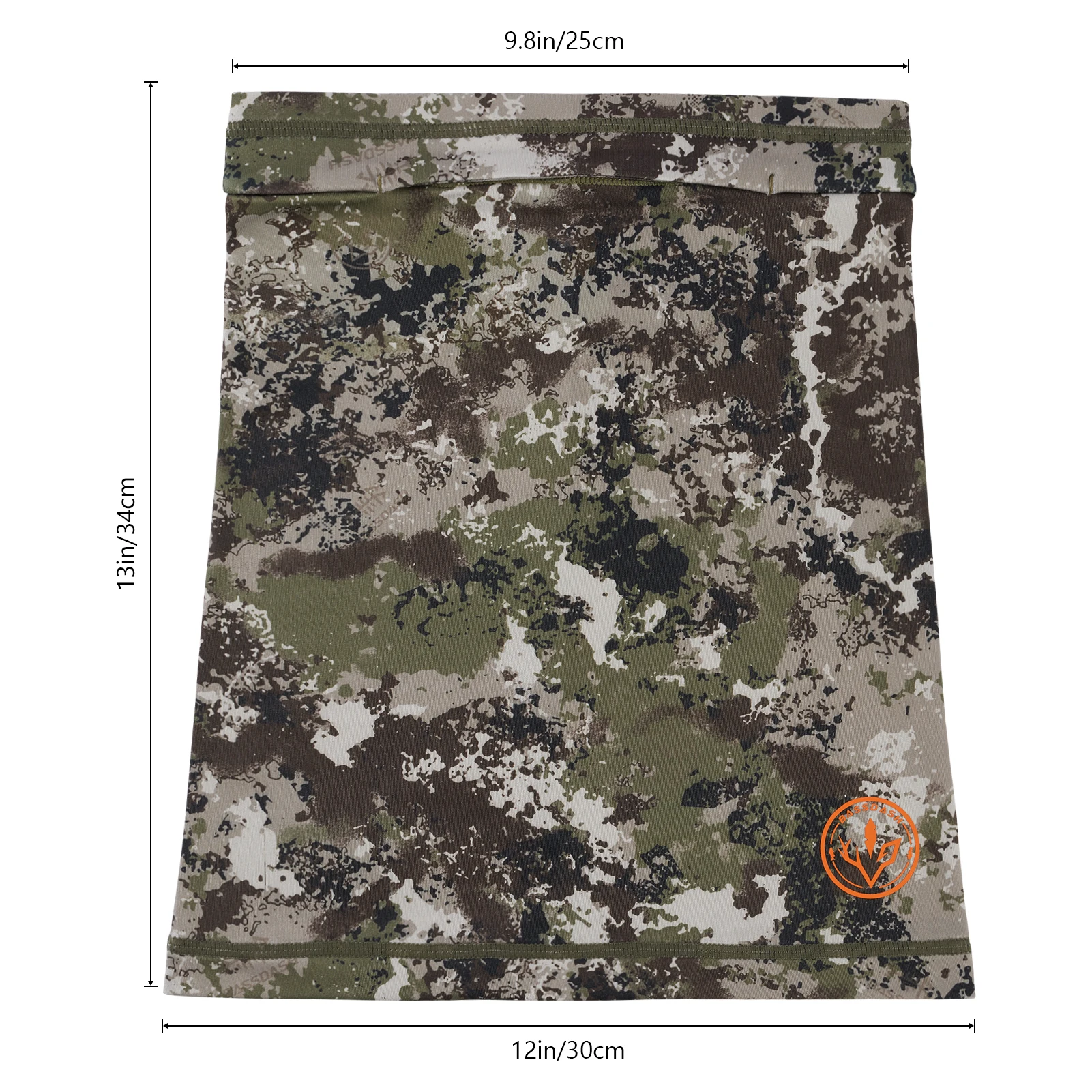 BASSDASH Polaina de cuello de lana con orificio para la nariz Mascarilla de invierno para hombres y mujeres Bufanda a prueba de viento para pesca, caza, esquí - imagen 5