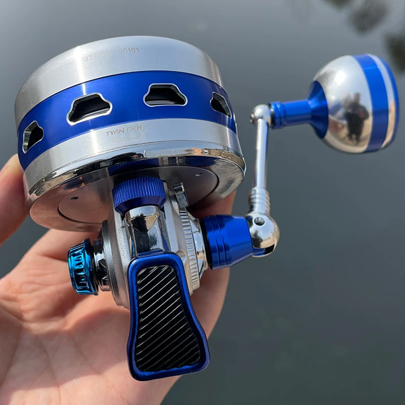 Carrete Spincast J39 Metálico 6+1BB con Línea PE - imagen 4