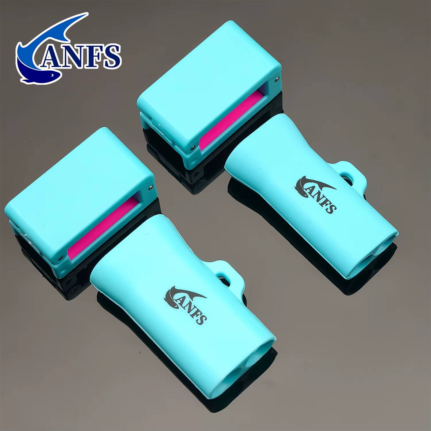 ANFS Soporte para caña de pescar con clip silicona
