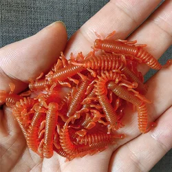 MUKUN Gusano suave de TPE 40mm - Señuelo de pesca para rockfish y bass