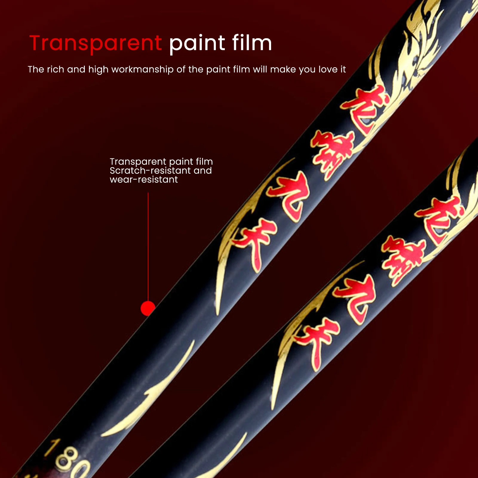 Cañas de pescar de flujo de carbono, cuerpo de caña ligera, herramienta de pesca para uso en Camping al aire libre - imagen 4