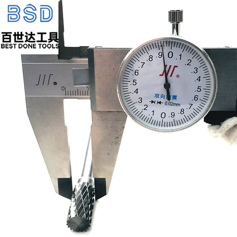 Venta al por mayor de rebabas rotativas de carburo Serie-B YG8 |   Herramientas de desbarbado de molienda de metal de doble corte de 3-25 mm - imagen 5