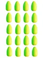 20 x green yellow