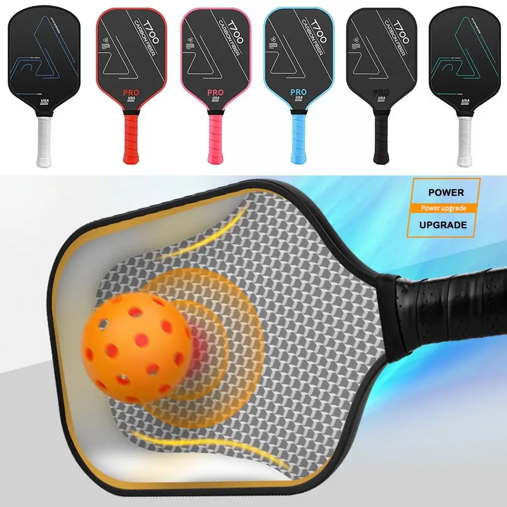 Paletas de Pickleball T700, raquetas de Pickleball de superficie esmerilada de fibra de carbono, paletas de bola de Pickle ligeras aprobadas por USAPA, 1 ud. - imagen 4