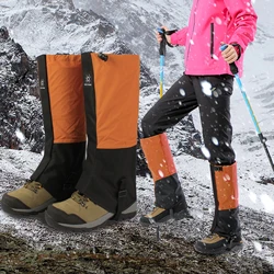 Cubierta impermeable para piernas para invierno, cubierta Universal para piernas a prueba de arena, para senderismo al aire libre, salida, esquí, pesca, 1 par