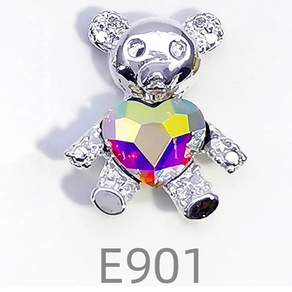 Diamantes de imitación decorativos elegantes y encantadores, accesorios de Arte de uñas de diamantes de imitación únicos de alta calidad, adornos de aleación únicos, ligeros - imagen 2