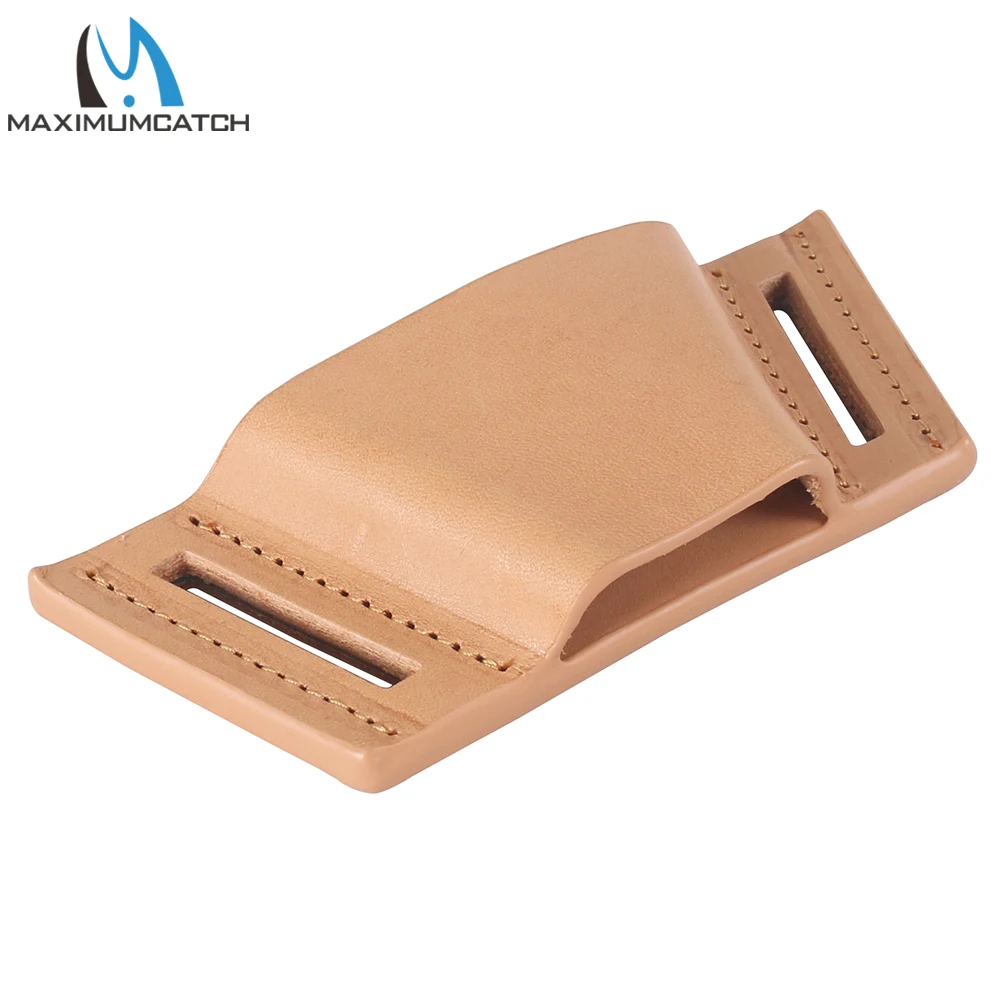 Maximumcatch FLNH Soporte de red de aterrizaje de pesca de cuero con cinturón Accesorio de pesca con mosca - imagen 5