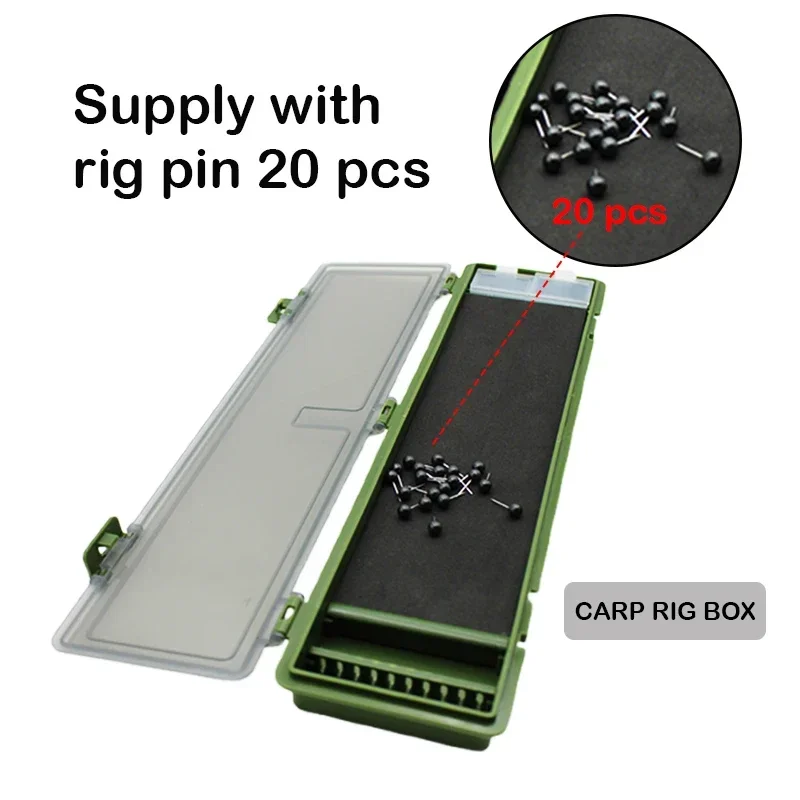 Caja de aparejos de pesca de carpa, equipo para aparejo de pesca de carpa, pelo Ronnie Zig, accesorios, estuche de almacenamiento giratorio, billetera de aparejo - imagen 4